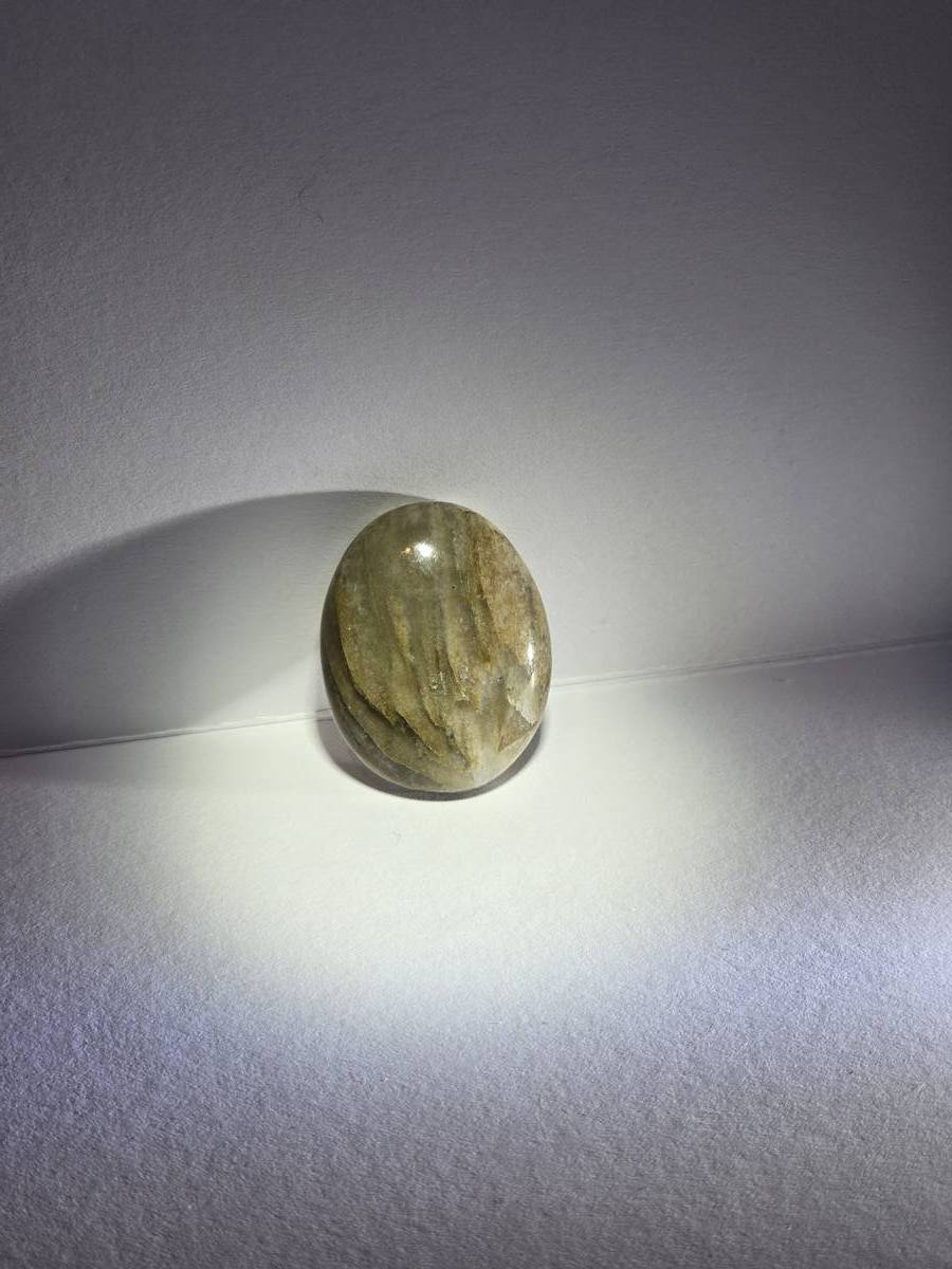 oval agatized beach stone torrey pines — back