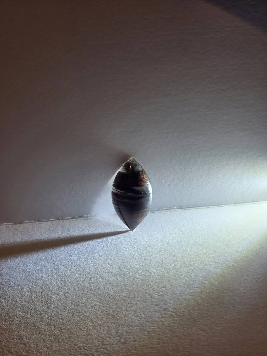 marquise mahogany obsidian — front